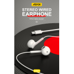 ⁦🎧 سماعة ASPOR A221 السلكية بصوت HiFi ومنفذ Type-C⁩ - الصورة ⁦4⁩