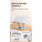 حامل لابتوب ASPOR A703 – قاعدة معدنية قابلة للطي